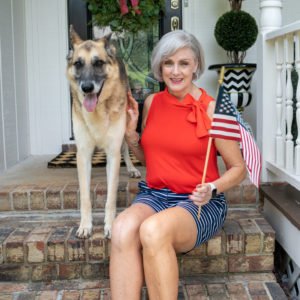 red white and blue for the fourth | fridays with oscar