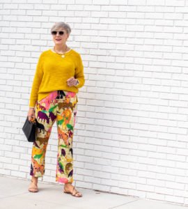 now & then:  how i wore my favorite pant of the summer in the fall