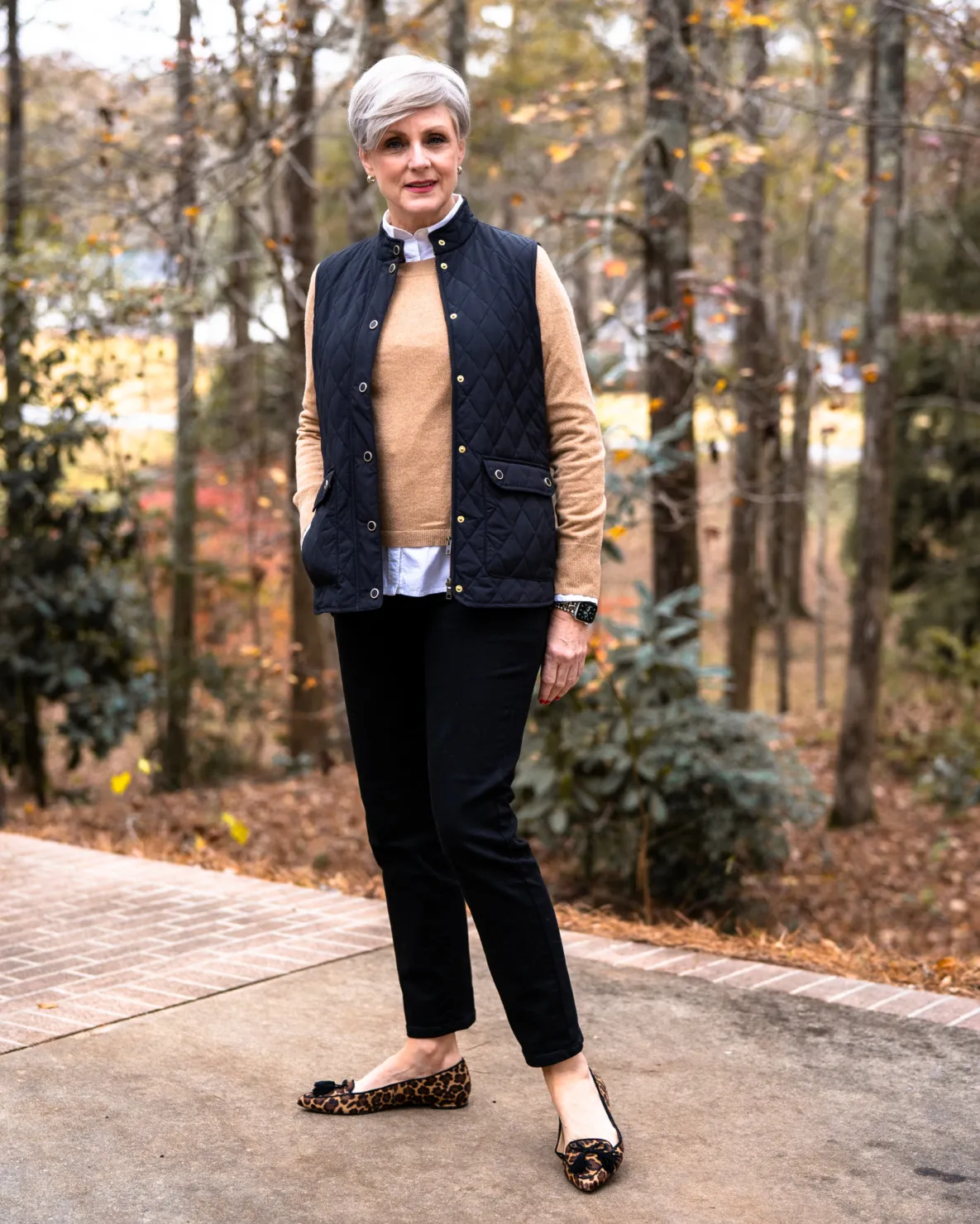 how to wear black denim this fall