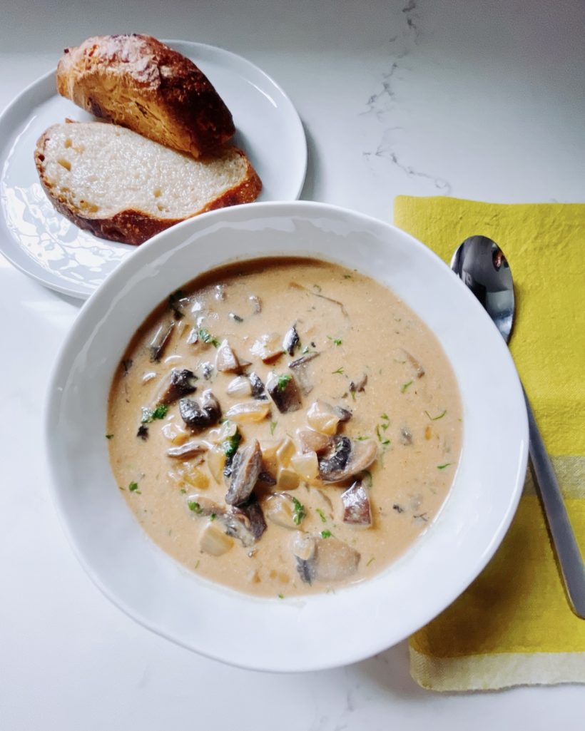 Hungarian mushroom soup | kelly’s kitchen