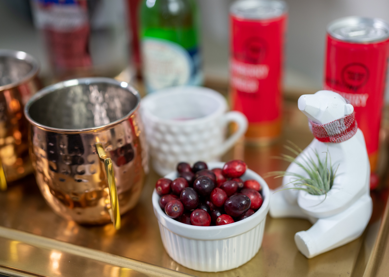 cranberry moscow mules