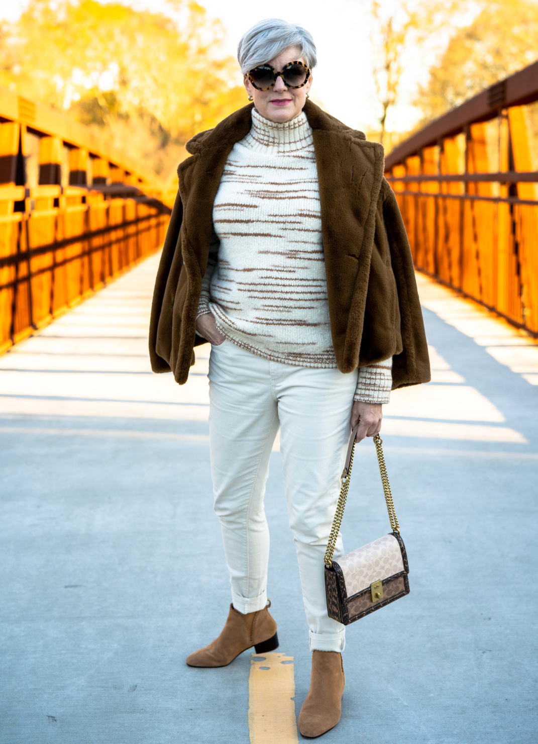 how to style neutrals for winter