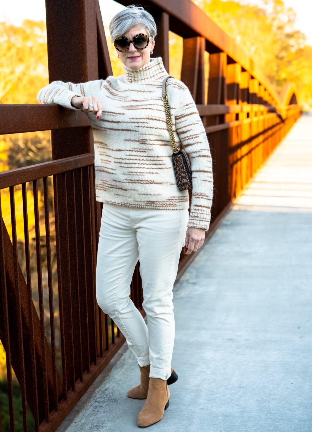 how to style neutrals for winter