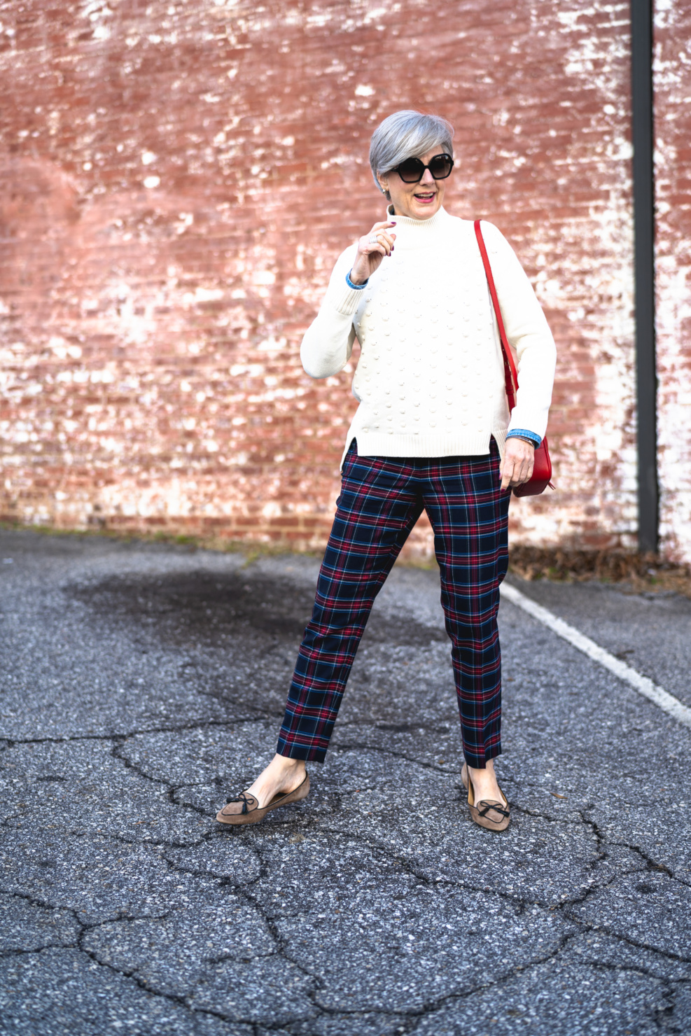 how to wear plaid