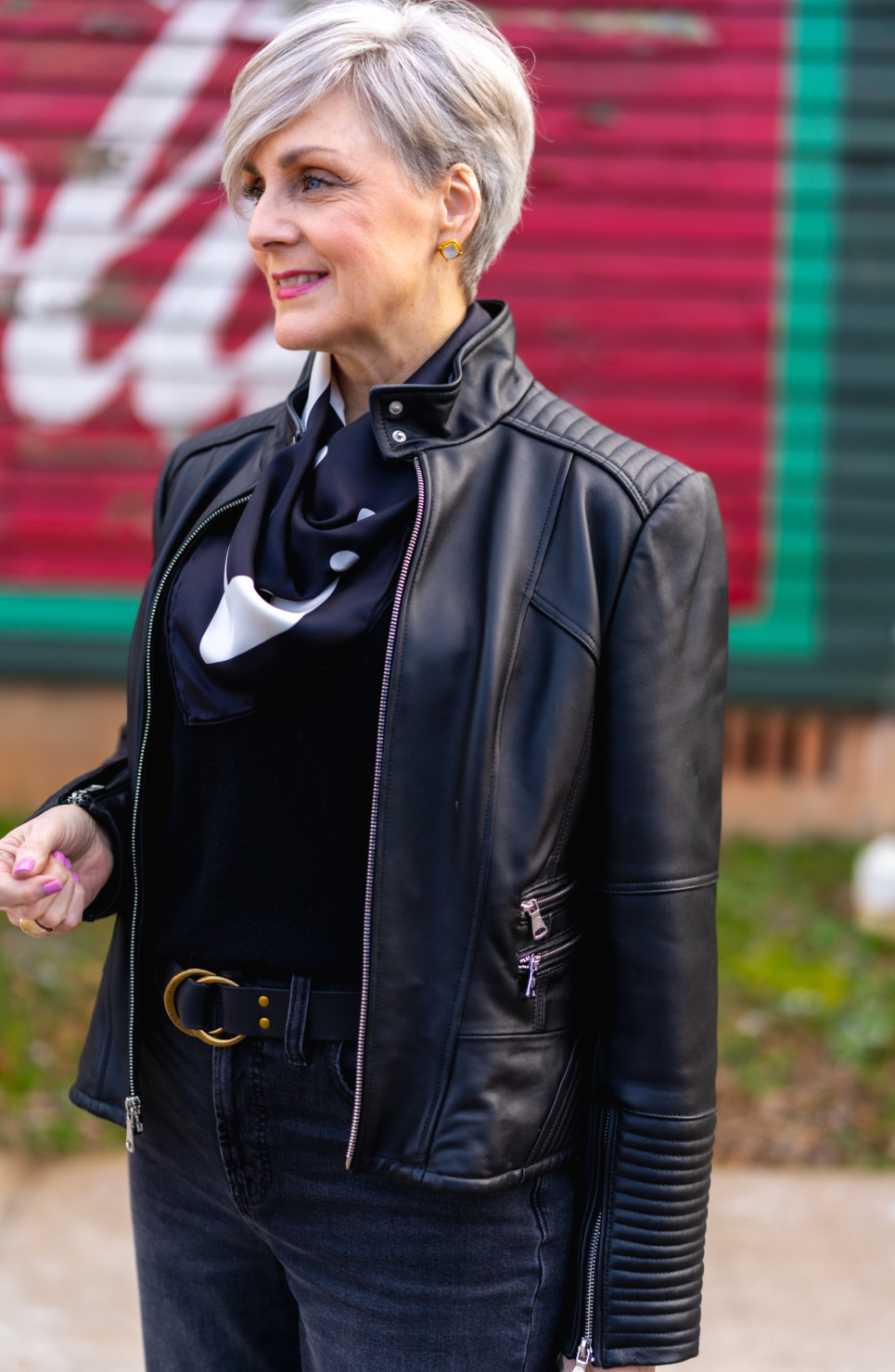 how to wear a moto jacket