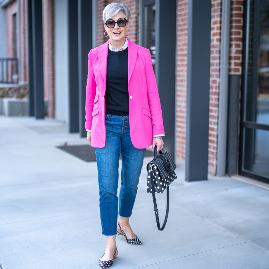 how to wear a long blazer - Style At A Certain Age