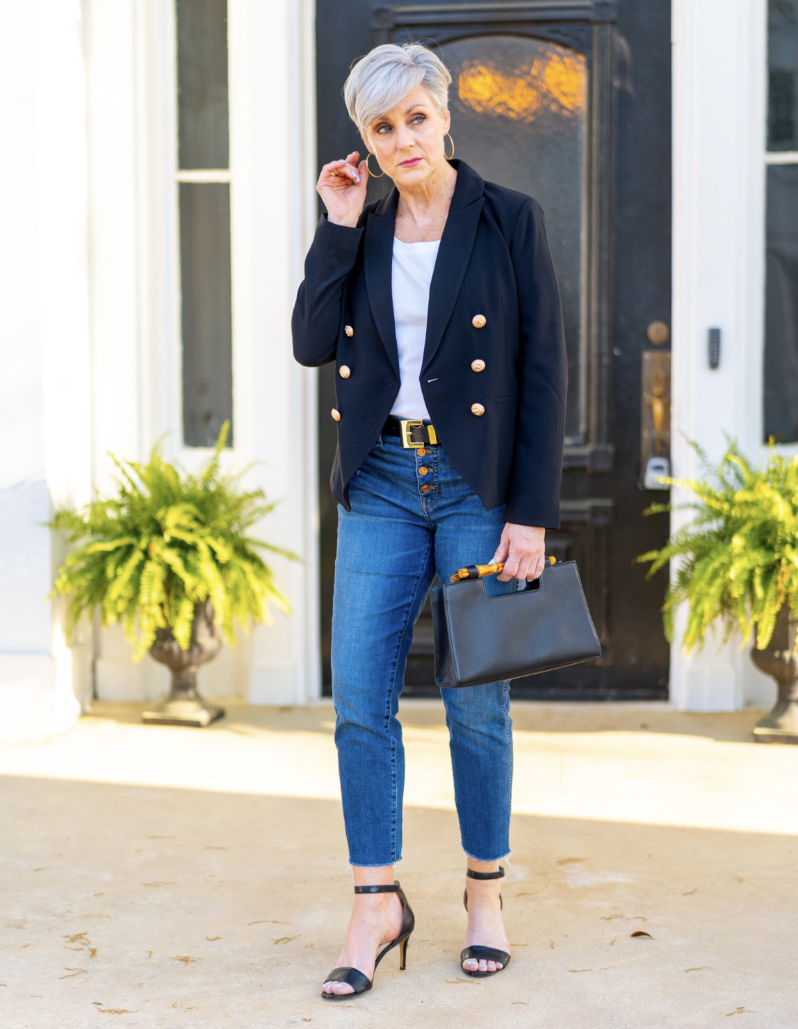 shopping on a budget black blazer