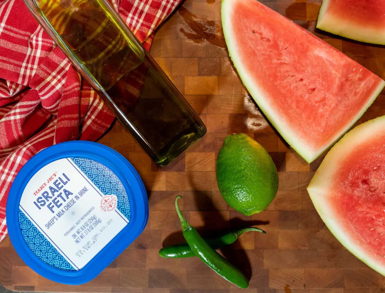 Watermelon Salad Ingredients