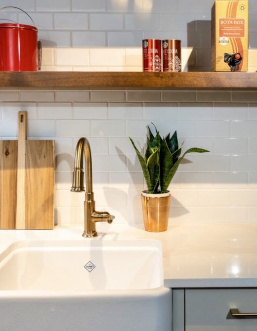remodeled sink