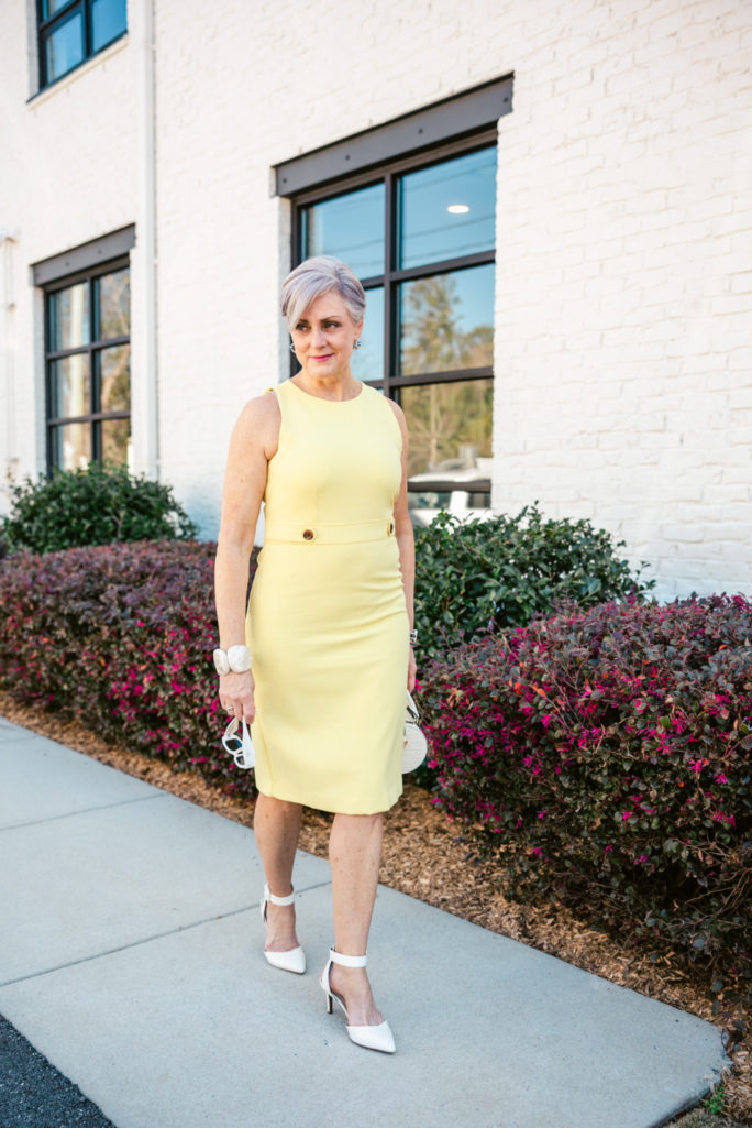 Yellow Ann Taylor Leather Jacket