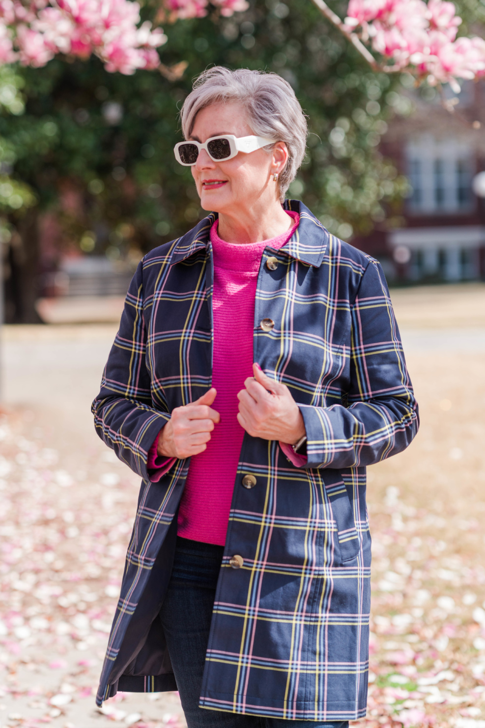 Talbots has One of the Best Women's Raincoats of 2022