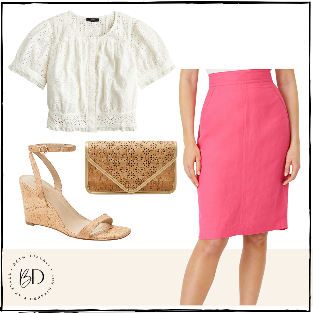 Eyelet Top Styling