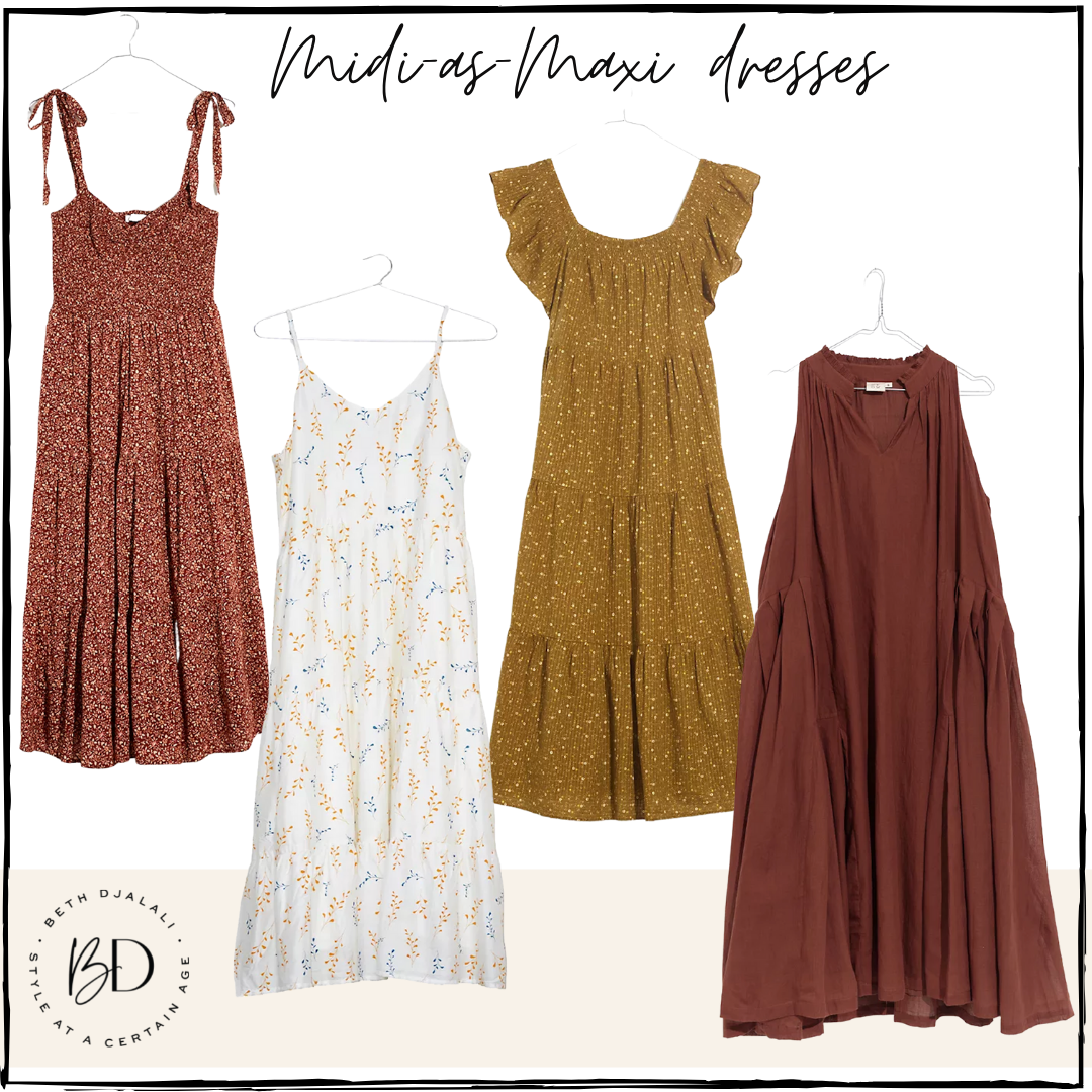 Midi-as-Maxi dresses 2 Midi-as-Maxi dresses 2