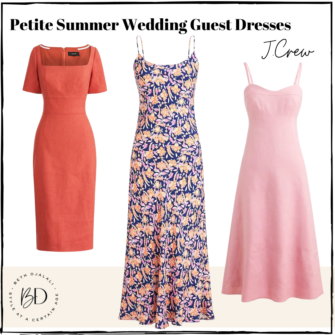 Petite Summer Wedding Guest Dresses J.Crew