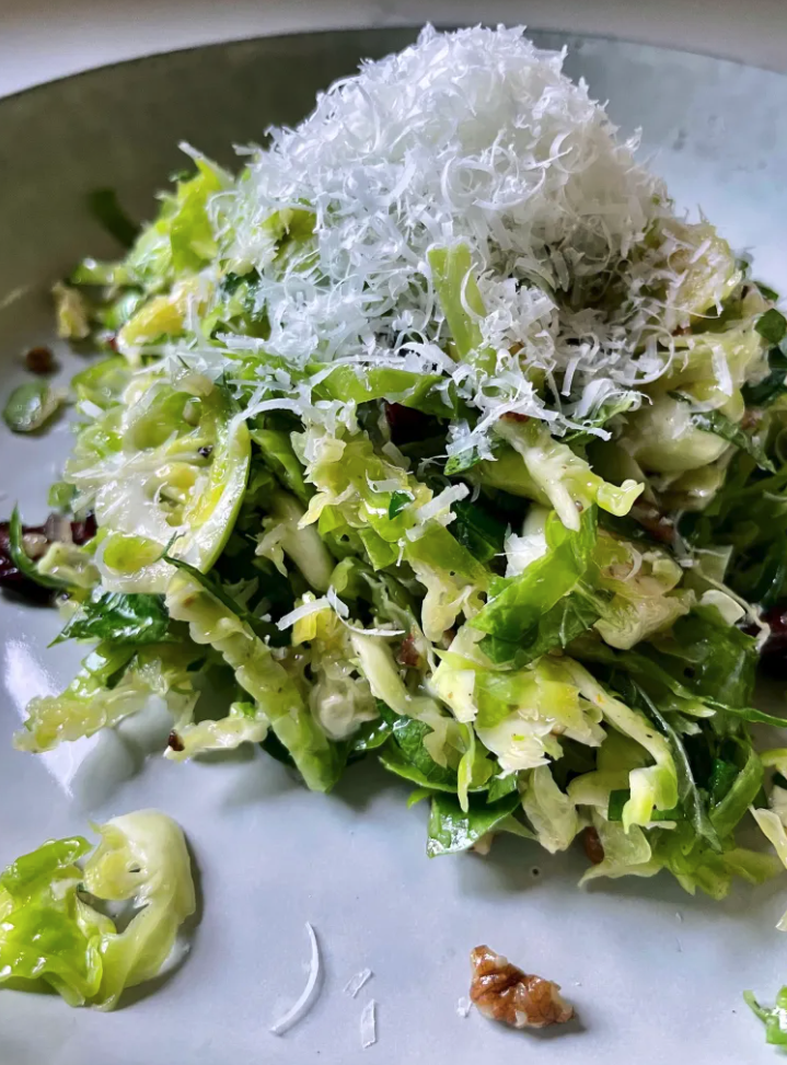 brussels sprout salad lemon vinaigrette