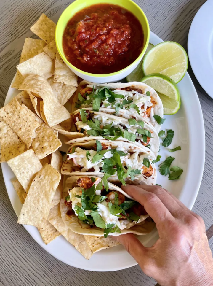 shrimp tacos