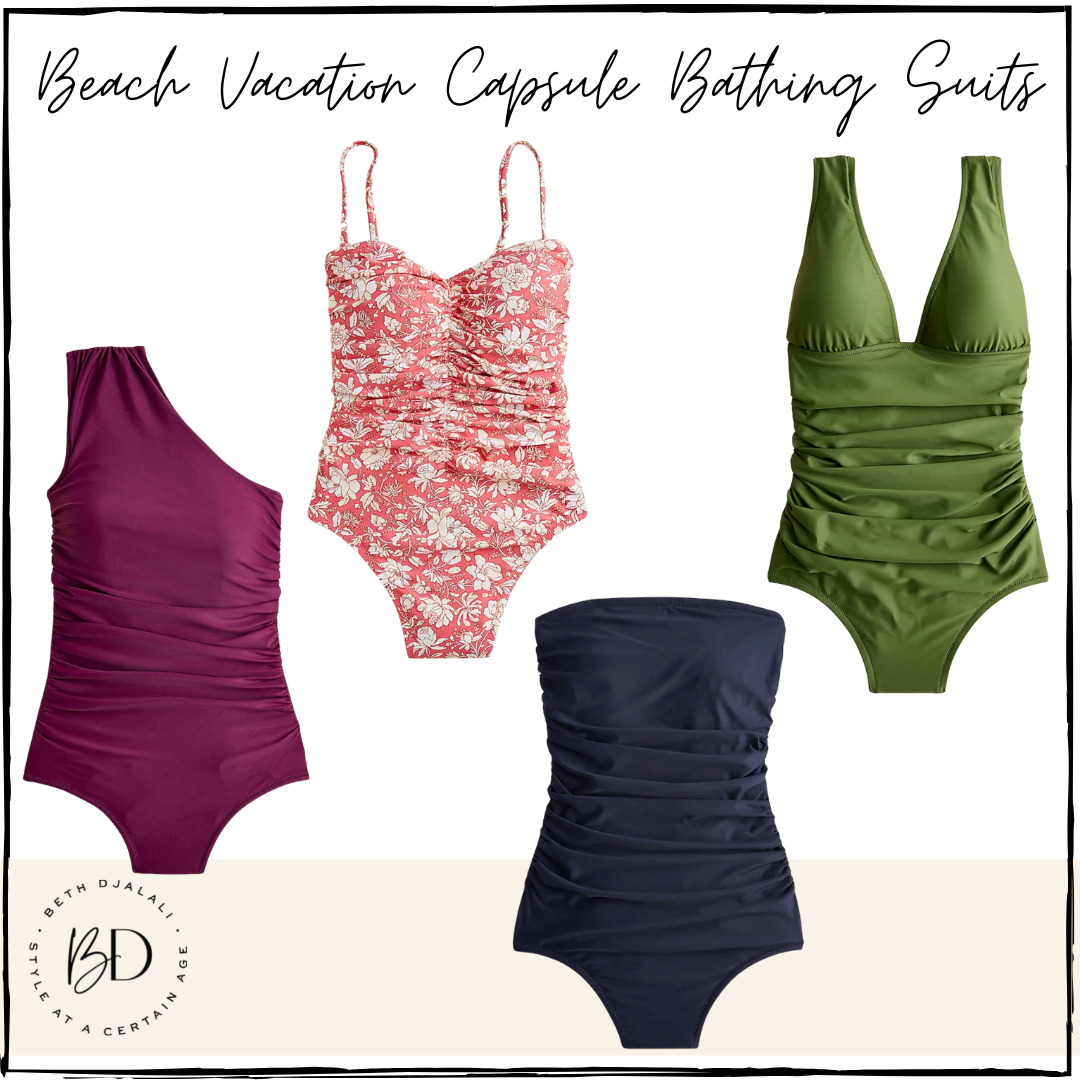 Beach Vacation Capsule Bathing Suits
