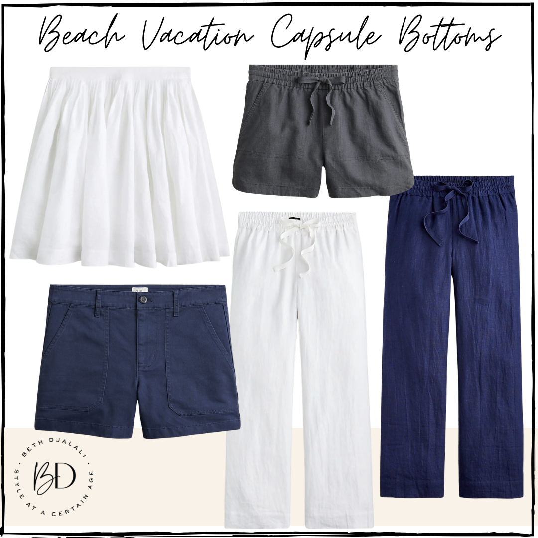 Beach Vacation Capsule Bottoms