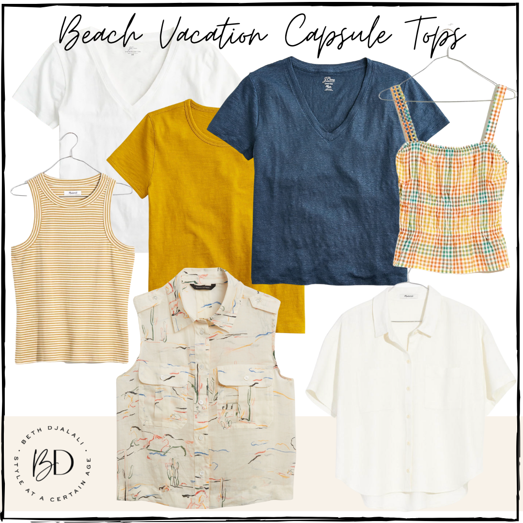 Beach Vacation Capsule Tops Beach Vacation Capsule Tops