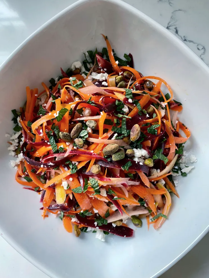 carrot salad with feta