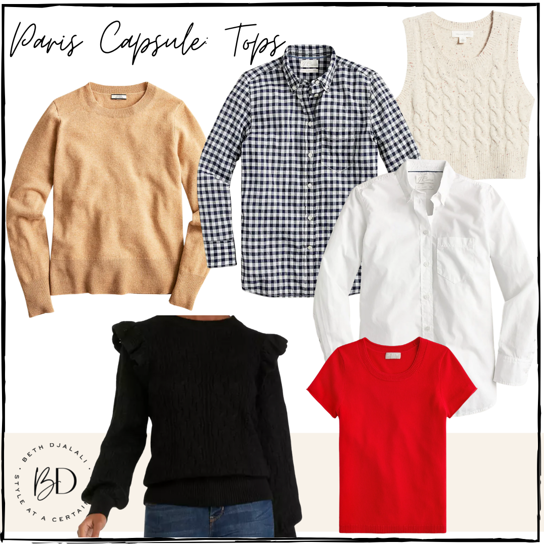 Paris Capsule Tops