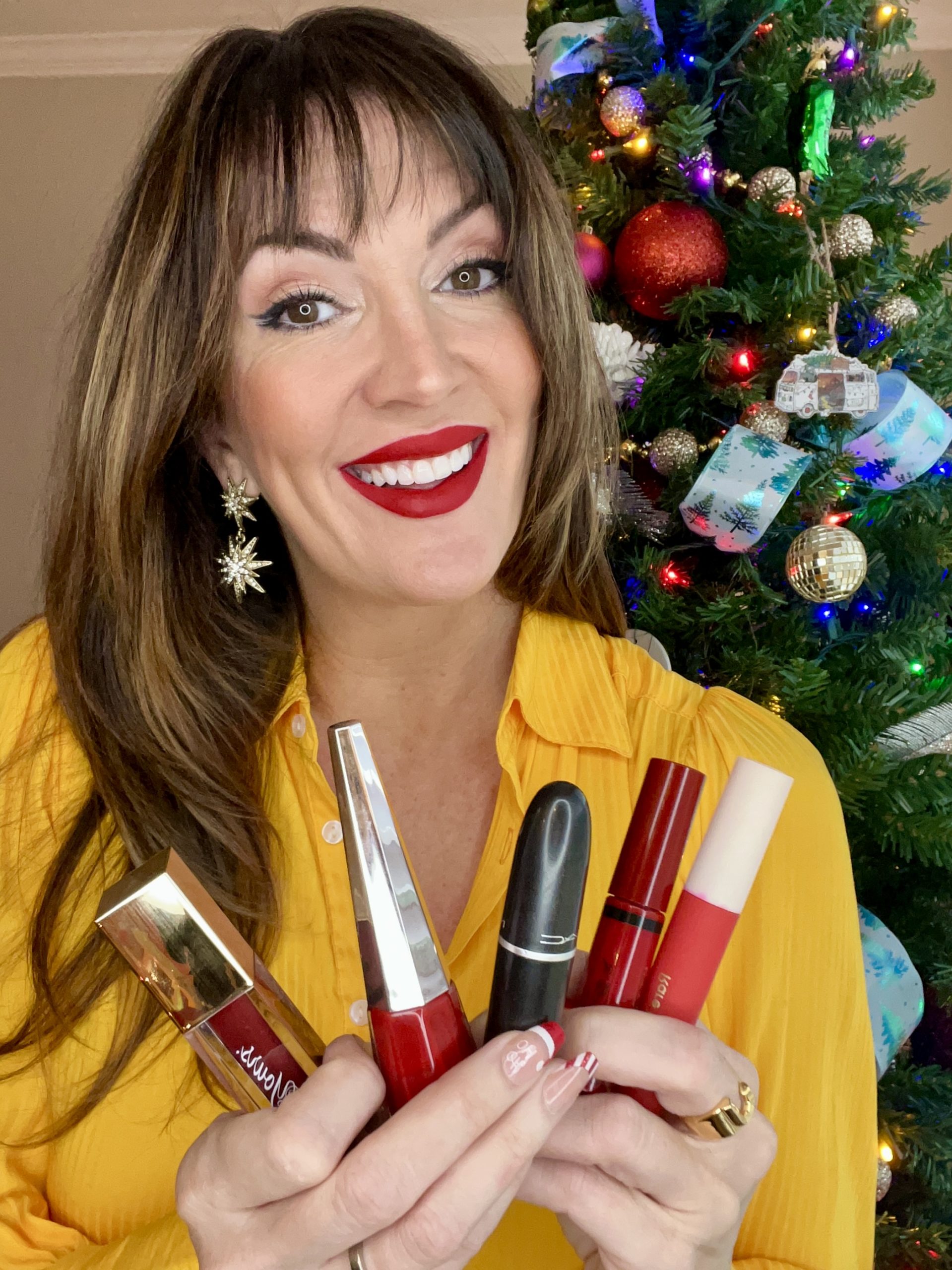 holiday red lips 1