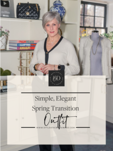 A Simple, Elegant Spring Transition Outfit