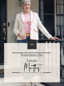 Sometimes the Details Matter