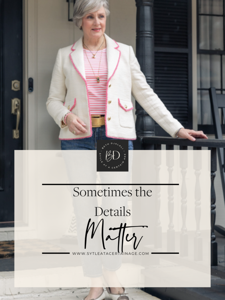 Sometimes the Details Matter