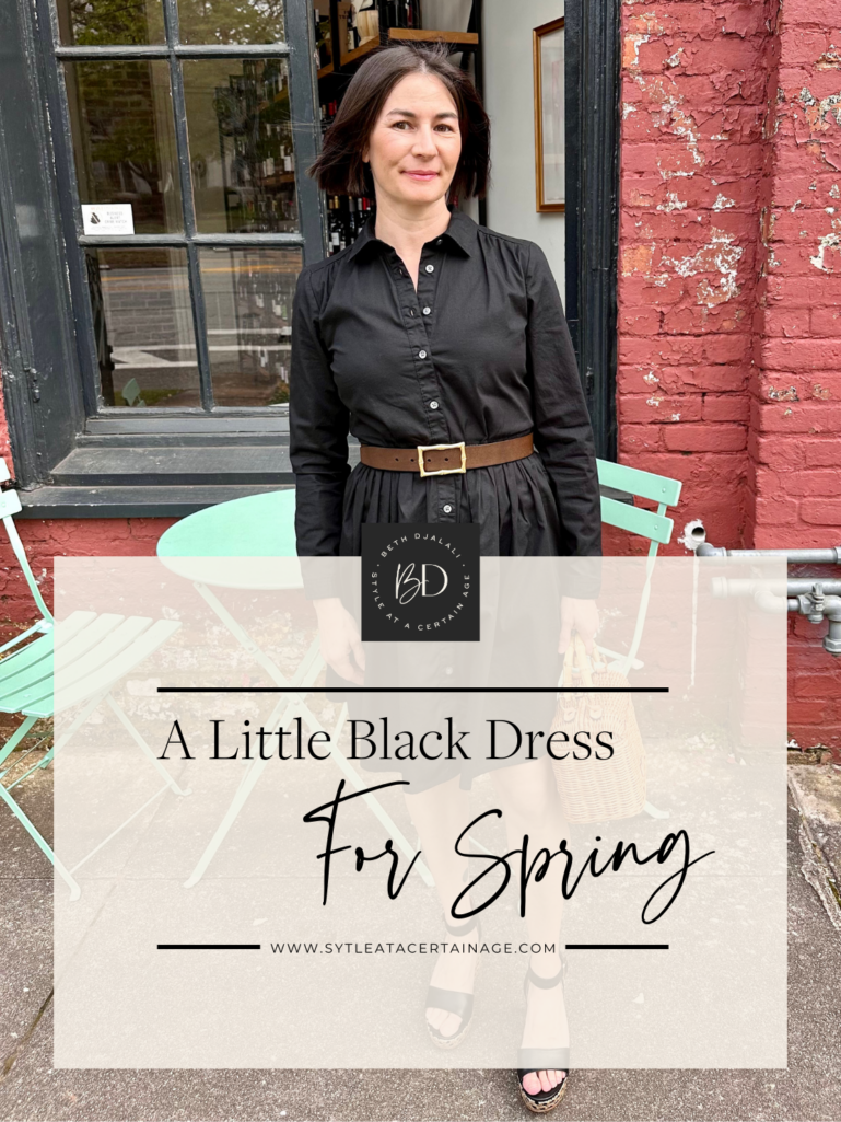 A Little Black Dress for Spring