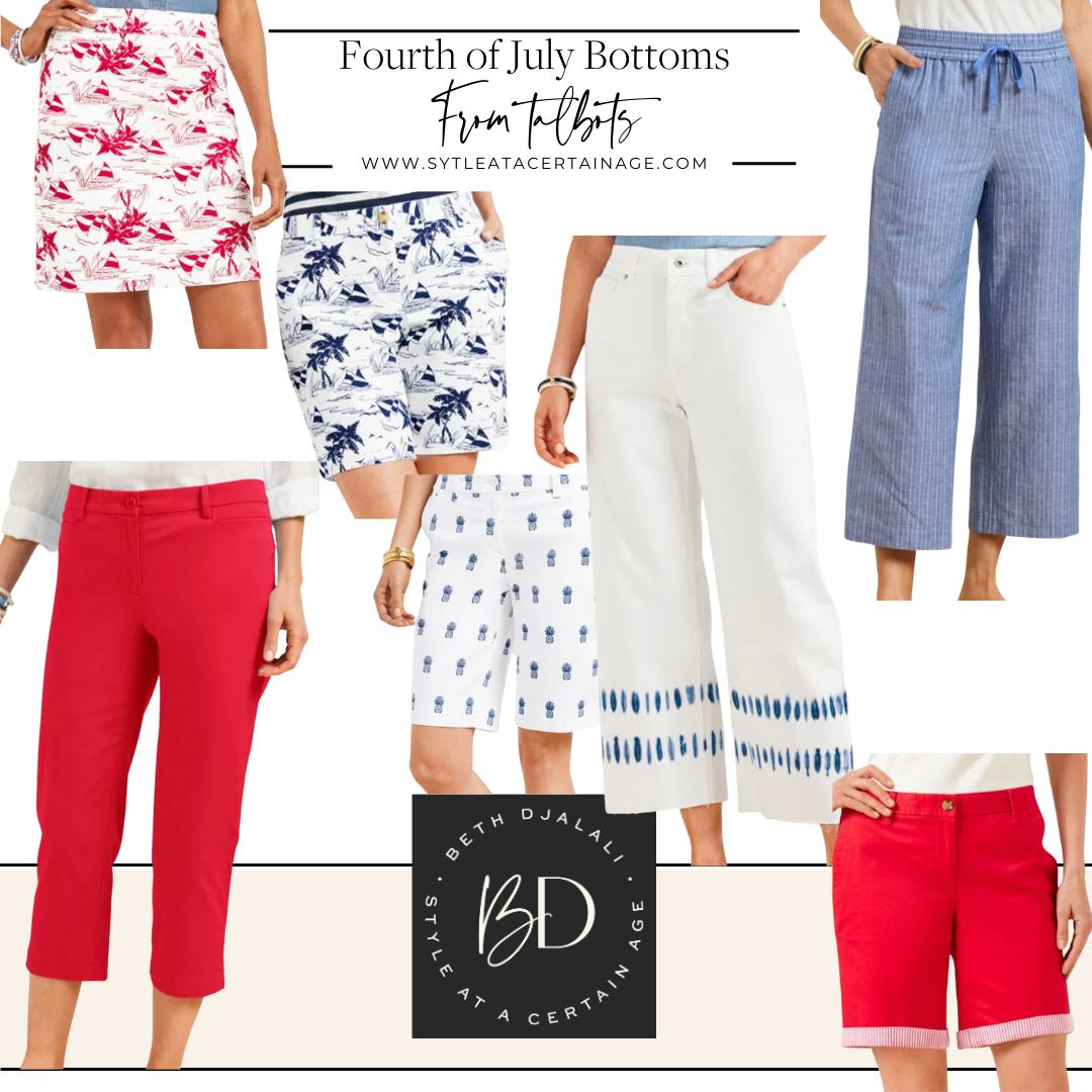 Talbots 4th of July Bottoms Talbots 4th of July Bottoms