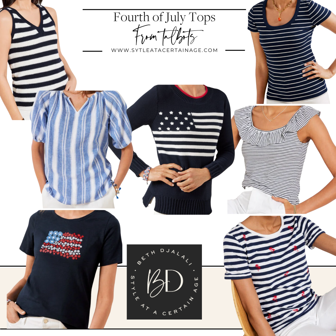 Talbots 4th of July Tops Talbots 4th of July Tops