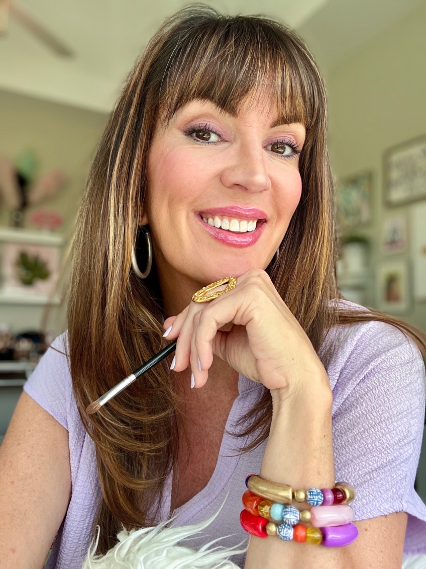 lavender makeup over 40 #10