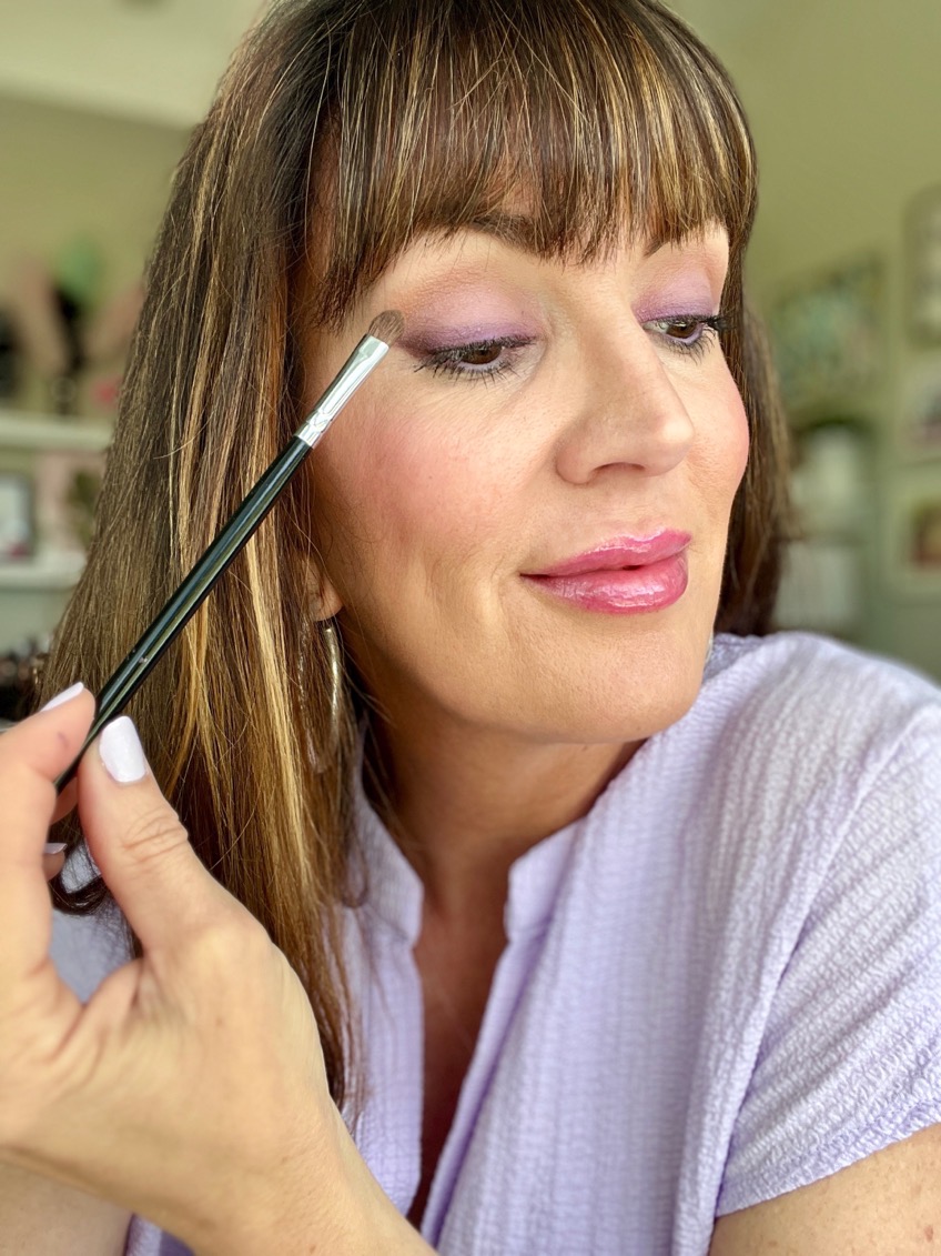 lavender makeup over 40 #6