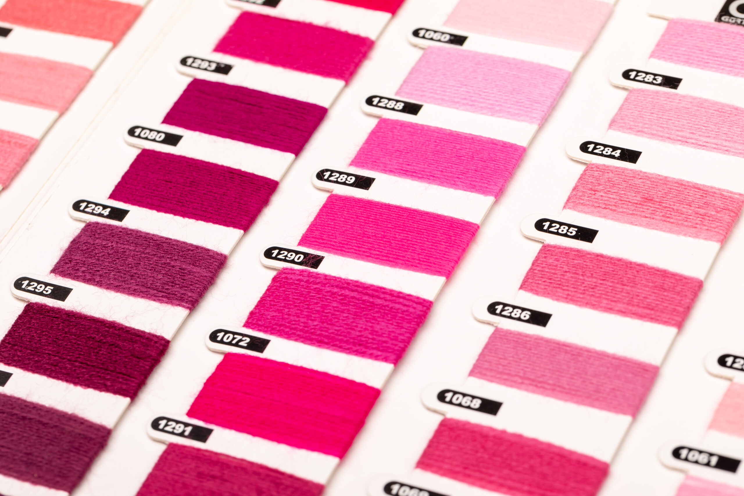 Red,Violet,And,Pink,Color,Hue,Yarn,Thread,Sample,Swatches