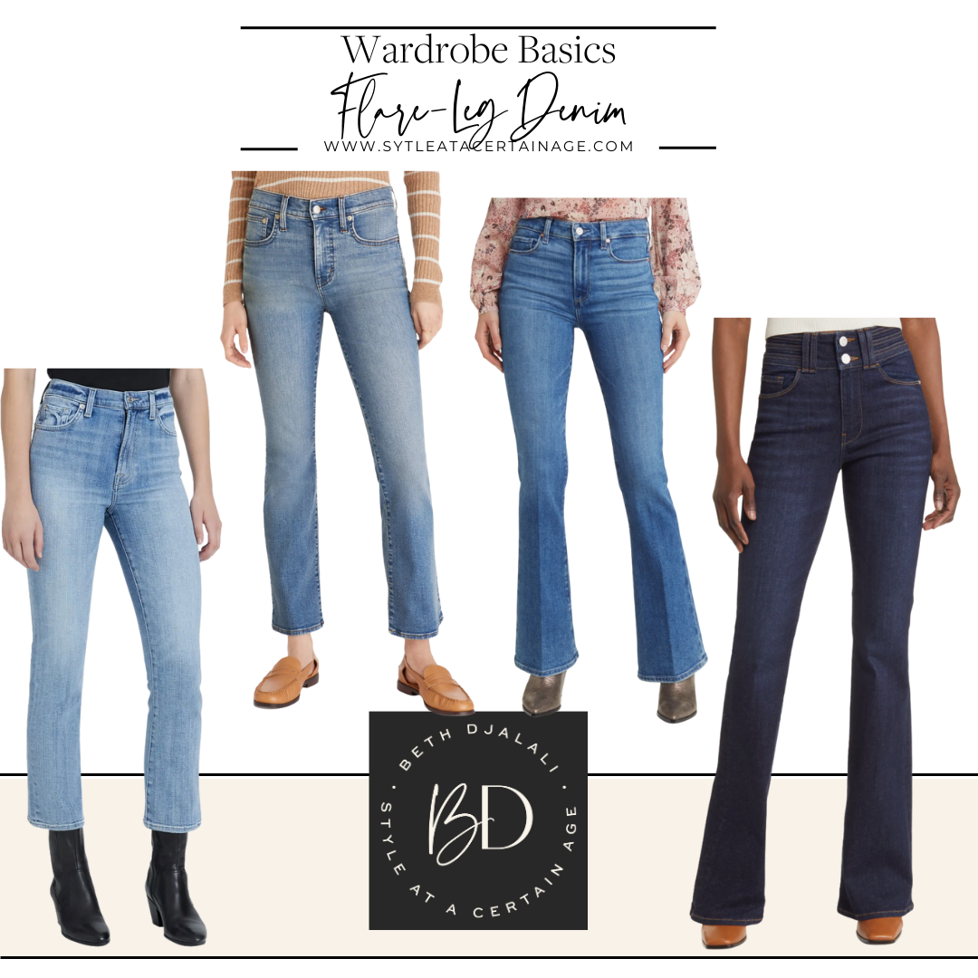Flare-Leg Denim