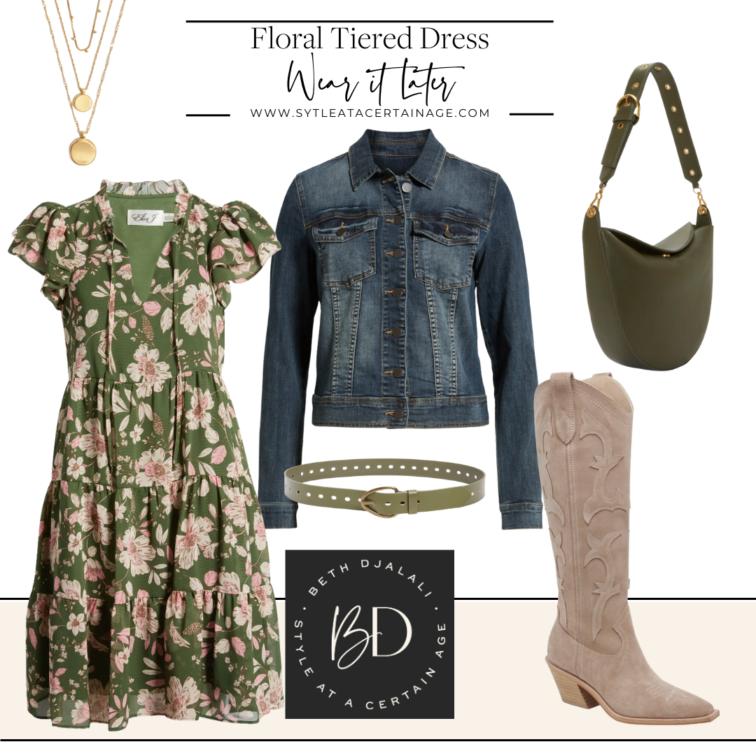 Floral Tiered Dress - Wear it Later Floral Tiered Dress - Wear it Later