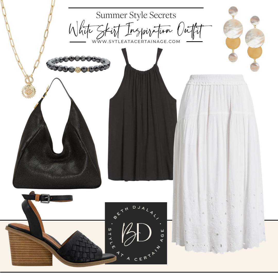White Skirt Inspiration Outfit White Skirt Inspiration Outfit