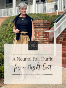 A Neutral Fall Outfit for a Night Out
