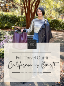 Fall Travel Outfit