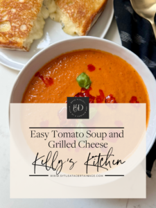 Easy Tomato Soup and Grilled Cheese
