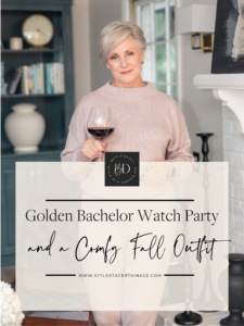 Golden Bachelor Watch Party and a Comfy Fall Outfit