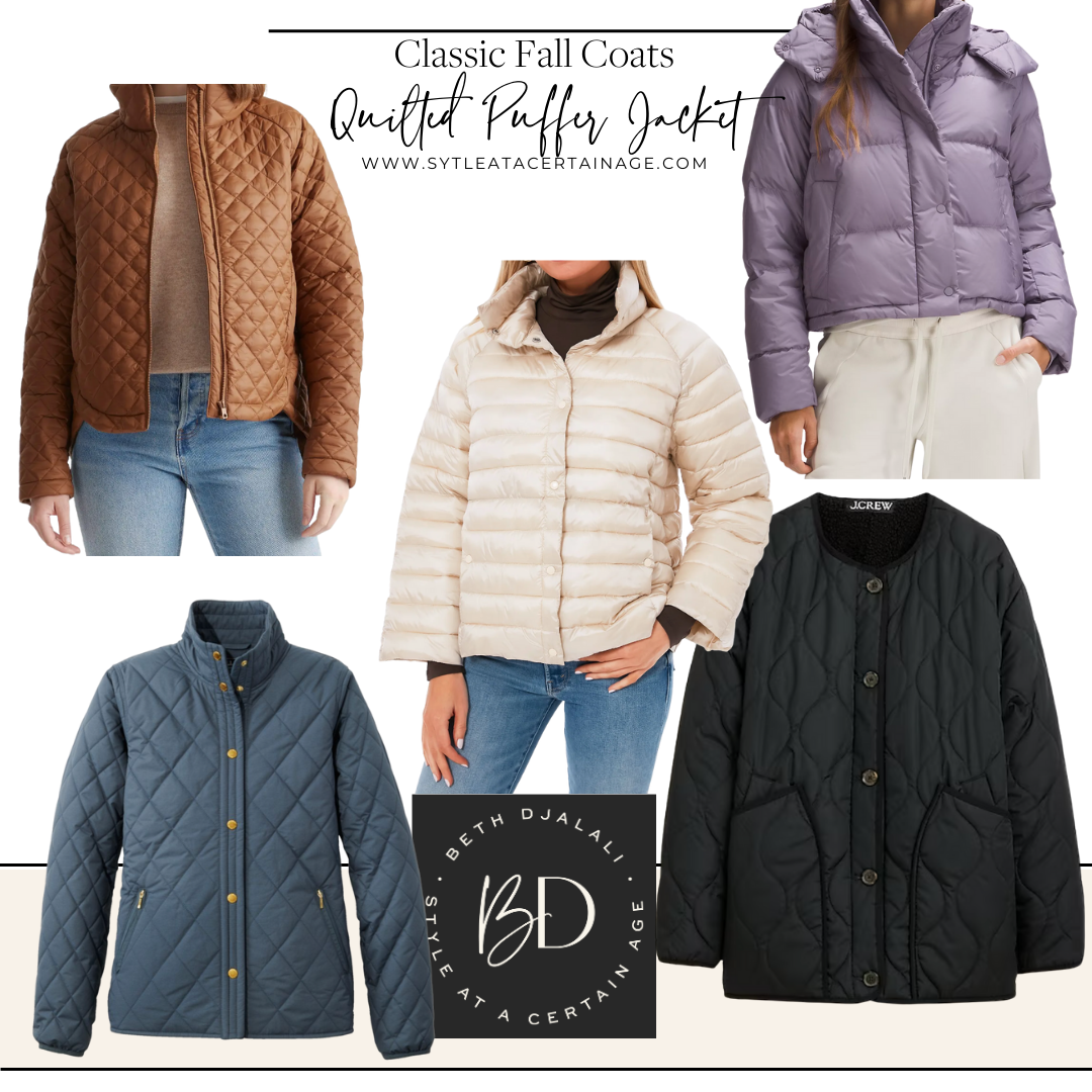 7 Classic Fall Coats Quilted Puffer Jacket 7 Classic Fall Coats Quilted Puffer Jacket
