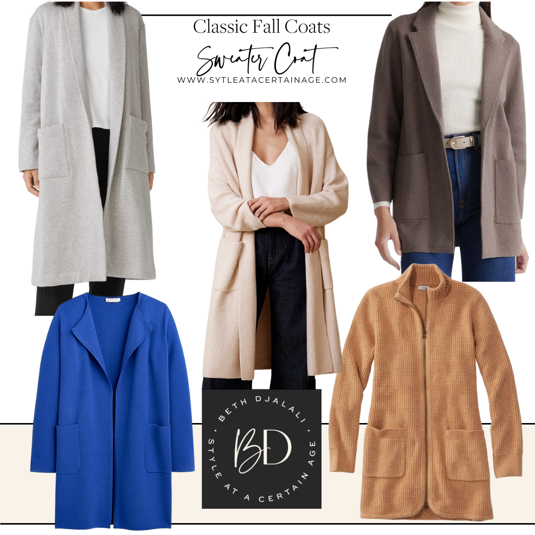 7 Classic Fall Coats Sweater Coat 7 Classic Fall Coats Sweater Coat