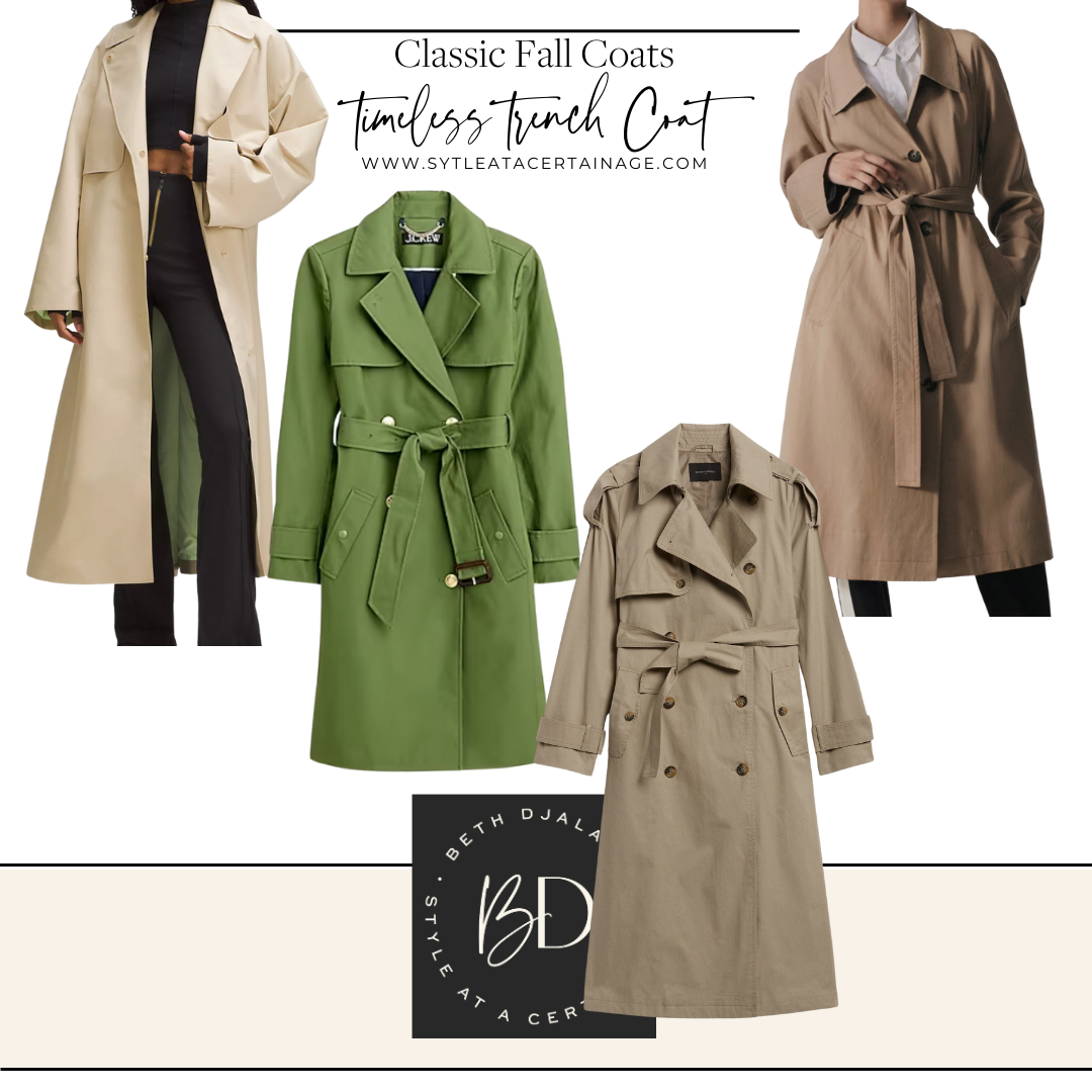 7 Classic Fall Coats Timeless Trench 7 Classic Fall Coats Timeless Trench