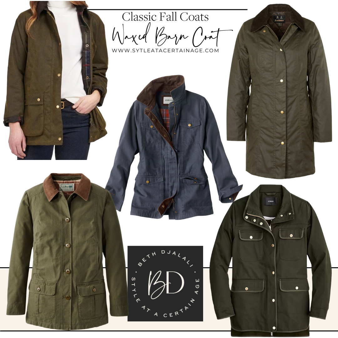 7 Classic Fall Coats Waxed Barn Coat 7 Classic Fall Coats Waxed Barn Coat