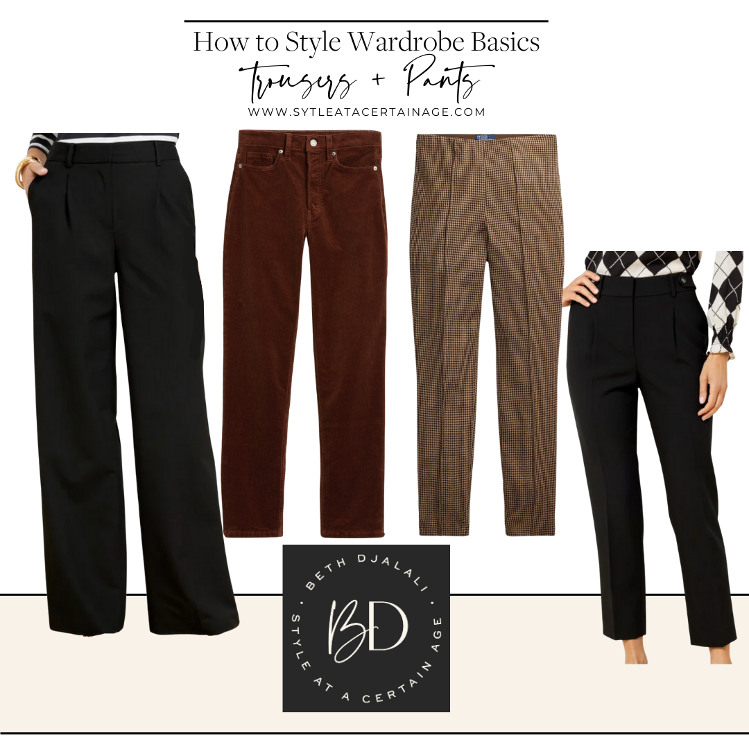 Wardrobe Basics Trousers and Pants