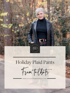 Holiday Plaid Pants from Talbots