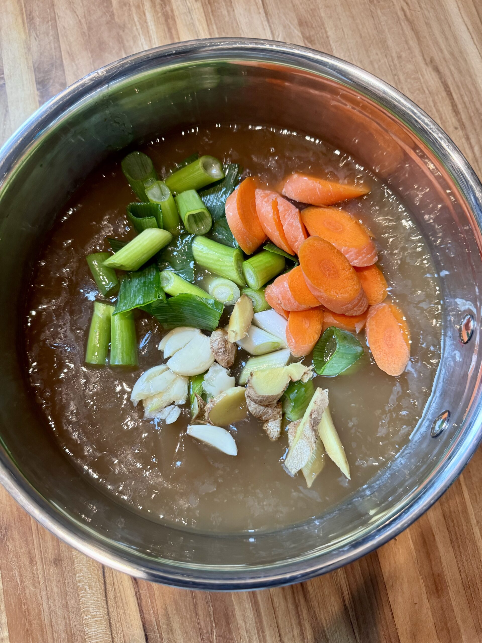 add ingredients in sauce pan