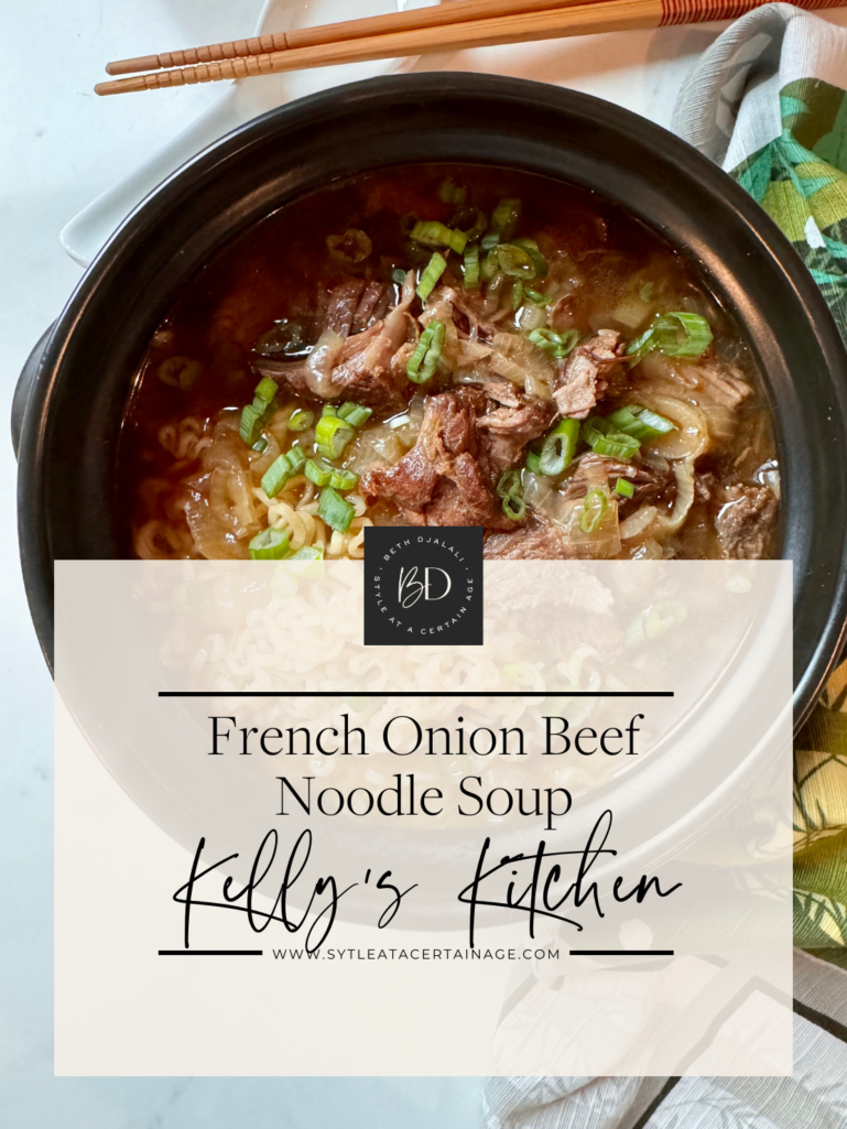 French Onion Beef Noodle Soup – a Perfect Valentine’s Day Meal